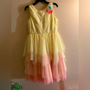 Children’s new yellow formal dress.